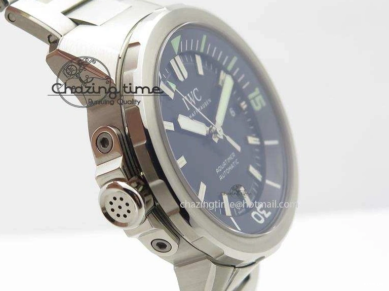 MIROTIME 0101 UrbanStyle Aquatimer Automatic IW329002 V6F 1:1 Best Edition Black Dial On SS Bracelet MIYOTA 7317